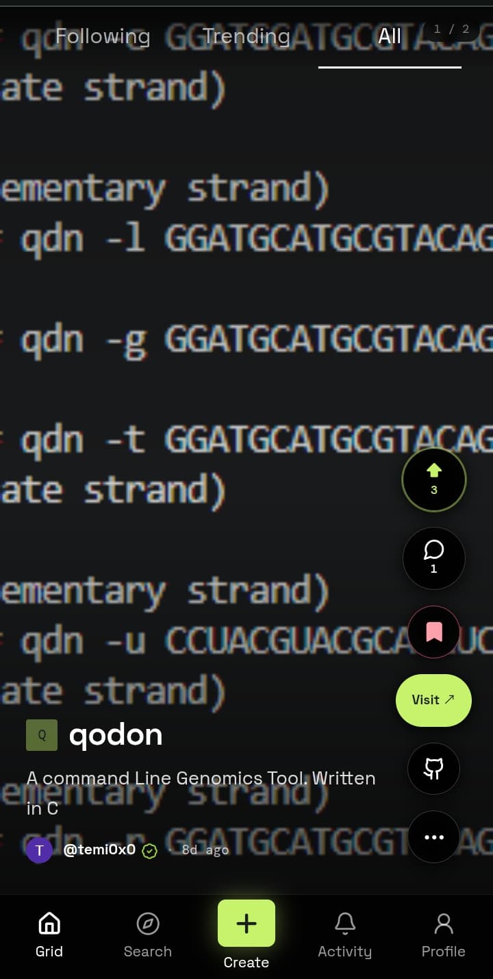 qodon CLI demo